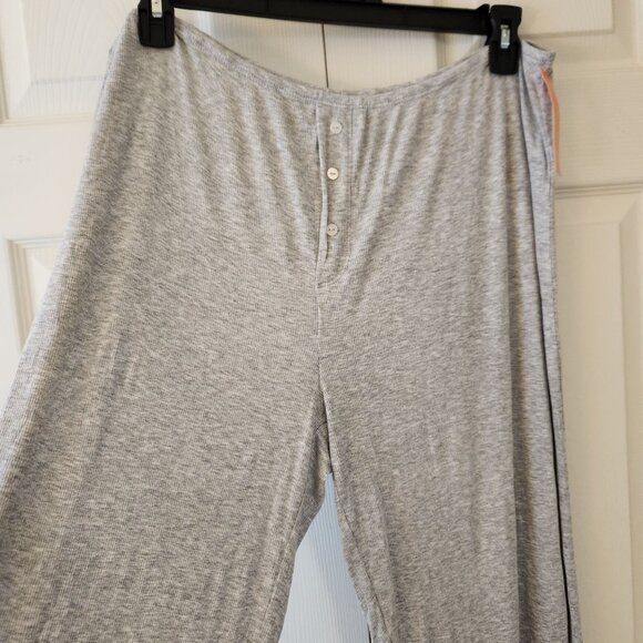 Colsie Women's Ribbed Pajama Pants Lounge Pants Heathered Gray XL NWT - Picture 4 of 11